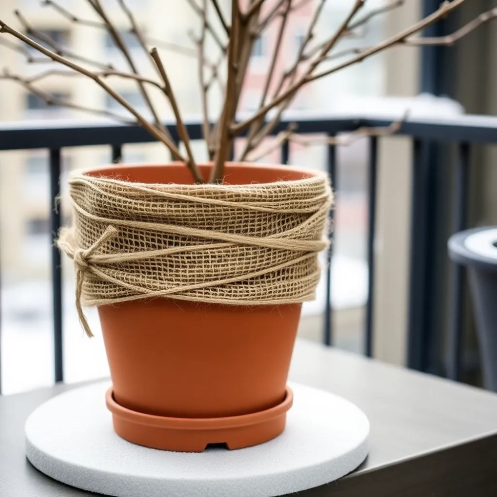 Jak zabezpieczyć doniczki na balkonie