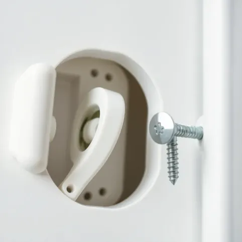 jak zamontować klamkę w drzwiach balkonowych