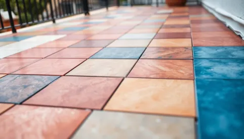 Jaki kolor płytek na balkon