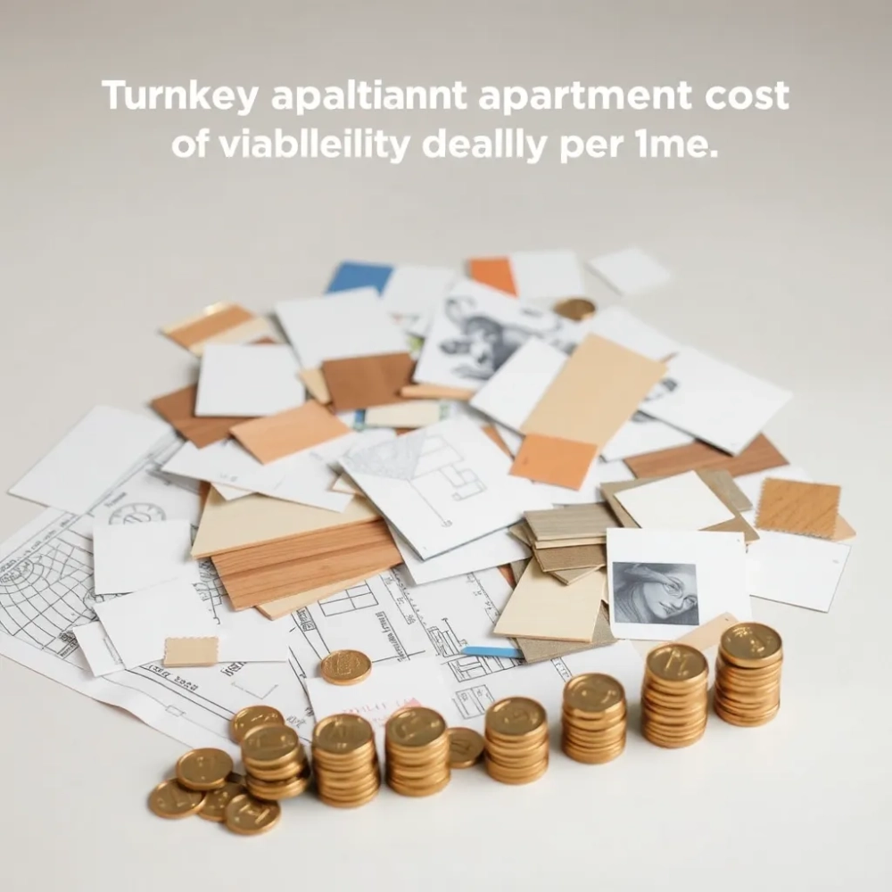 Wykończenie mieszkania pod klucz cena za m2